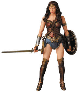 Batman vs Superman Dawn of Justice 6 Inch Action Figure MAFEX Series - Wonder Woman (Shelf Wear Packaging)
