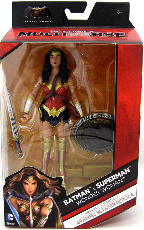 DC Comics Multiverse 6 Inch Action Figure Grapnel Blaster Series - Batman V Superman Wonder Woman #3 of 8 (Sub-Standard Packaging)