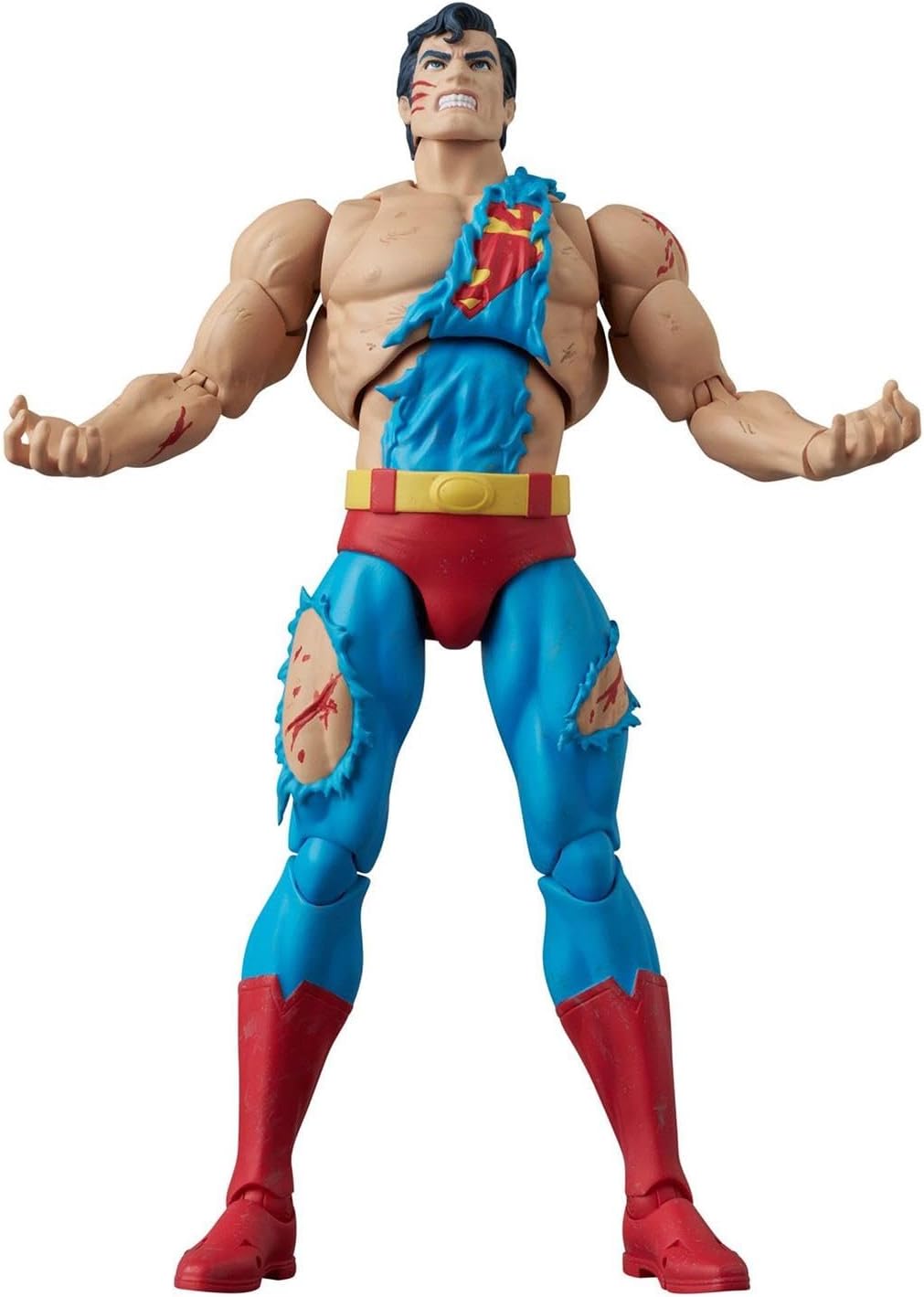 DC Comics The Death of Superman 6 Inch Action Figure Mafex - Superman Battle Damaged (Pre-Order Ships Sept. 2027)