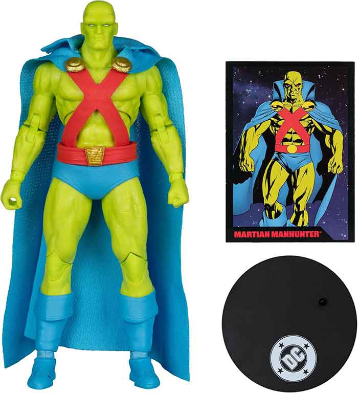 DC Direct Page Punchers Justice League 7 Inch Action Figure - Martian Manhunter #77