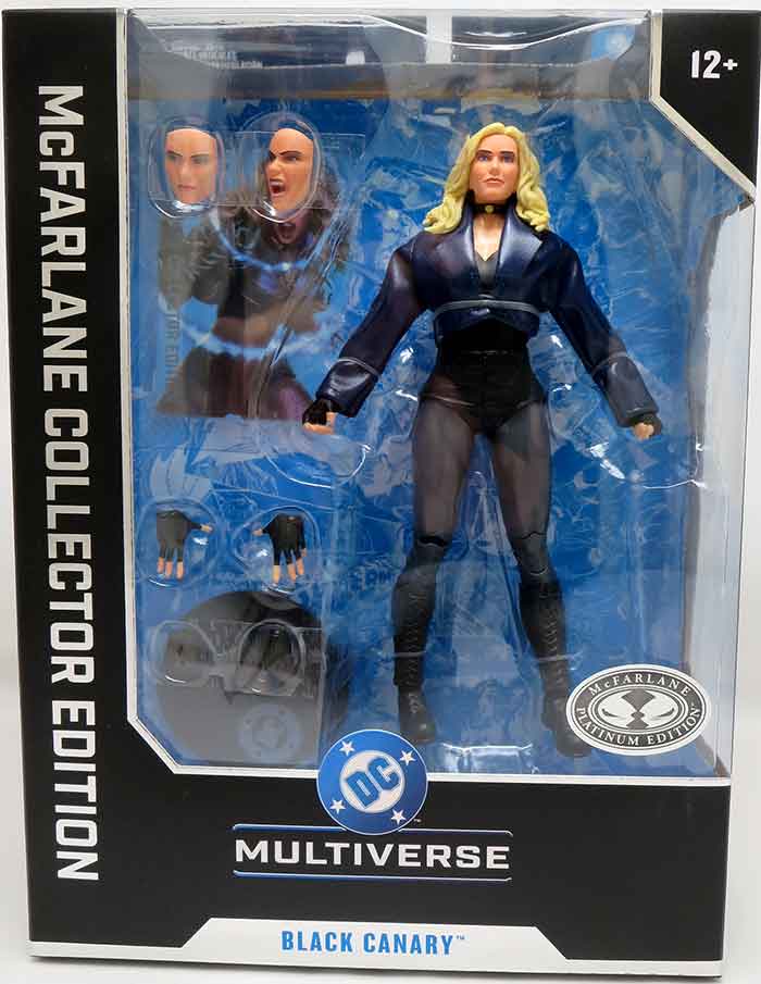 DC Multiverse DC Rebirth 7 Inch Action Figure Collector Edition Exclusive - Black Canary Platinum