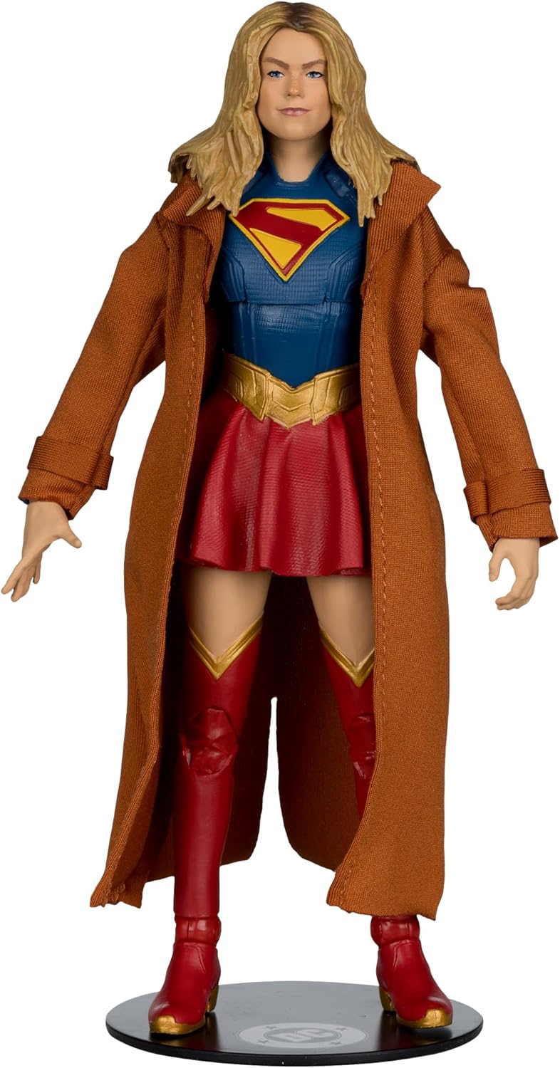 DC Multiverse Supergirl 7 Inch Action Figure Theatrical Edition Exclusive - Supergirl and Krypto Gold Label
