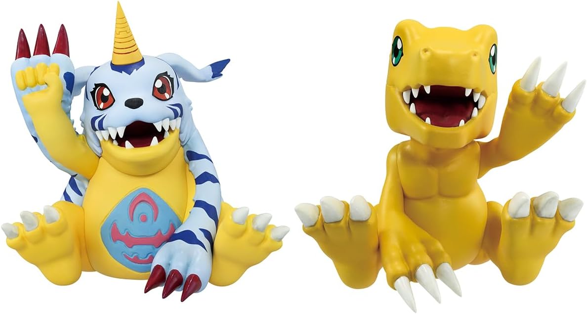 Digimon 5 Inch Static Figure Ichibansho - Agumon & Gabumon (Clash of Light and Darkness) (Pre-Order Ships Oct. 2026)