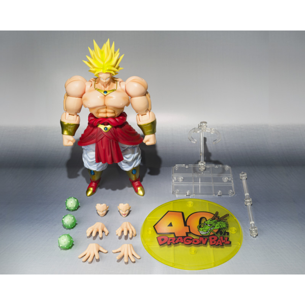 Dragonball Z 7 Inch Action Figure S.H. Figuarts Exclusive - Broly 40th Anniversary Reissue Edition