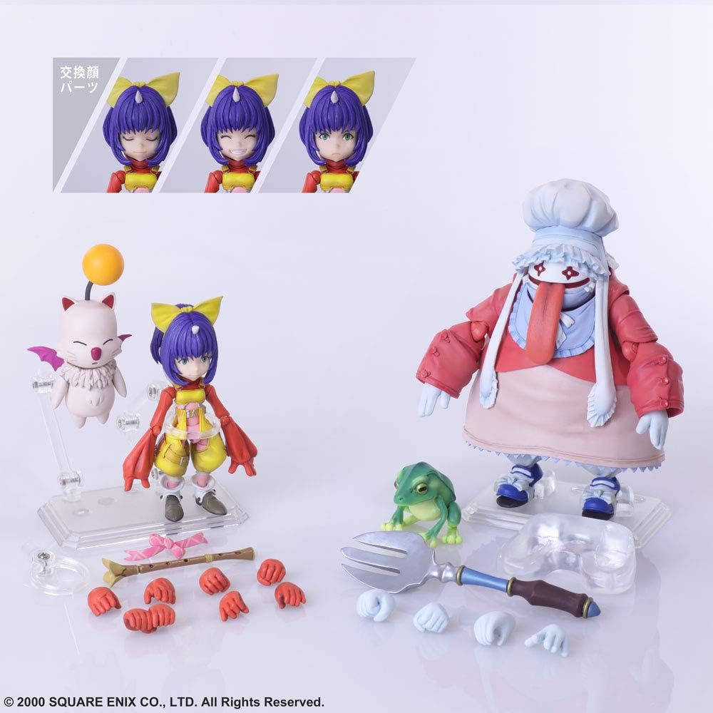 Final Fantasy IX 4 Inch Action Figure Bring Arts - Eiko Carol & Quina Quen