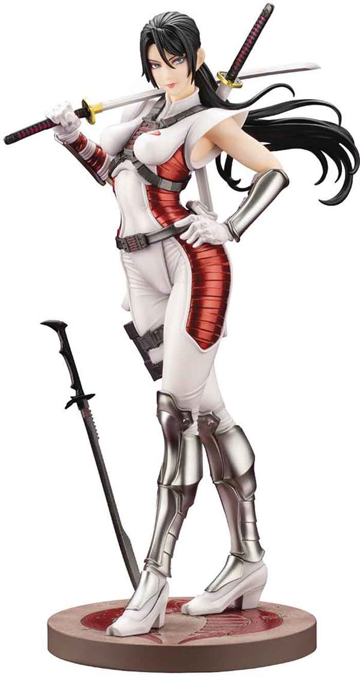 G.I. Joe 9 Inch Statue Figure Bishoujo Exclusive - Dawn Moreno (White)