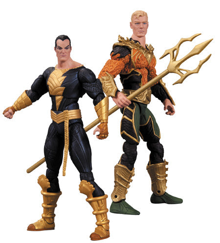 Injustice Gods Among Us 3.75 Inch Action Figure 2-Pack Series - Aquaman vs Black Adam (Shelf Wear Packaging)