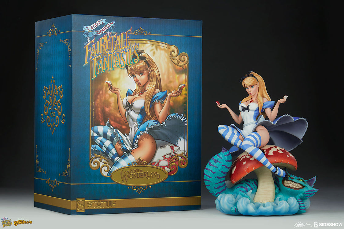 Fairytale Fantasies Collection 13 Inch Statue Figure - Alice in Wonderland by J. Scott Campbell Sideshow 200506