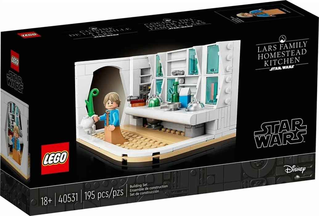 Lego Star Wars Lego 195 Pieces - Lars Family Homestead Kitchen #40531 (Shelf Wear Packaging)