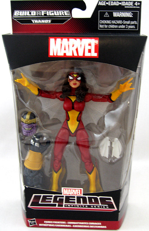 Marvel Legends Avengers 6 Inch Action Figure Comic Thanos Series - Spider-Woman