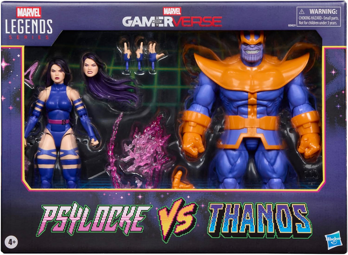 Marvel Legends Gamerverse 6 Inch Action Figure 2-Pack Exclusive - Psylocke vs Thanos (Open Box Loose Figure)