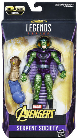 Marvel Legends Avengers 6 Inch Action Figure BAF Thanos - Serpent Society (Shelf Wear Packaging)