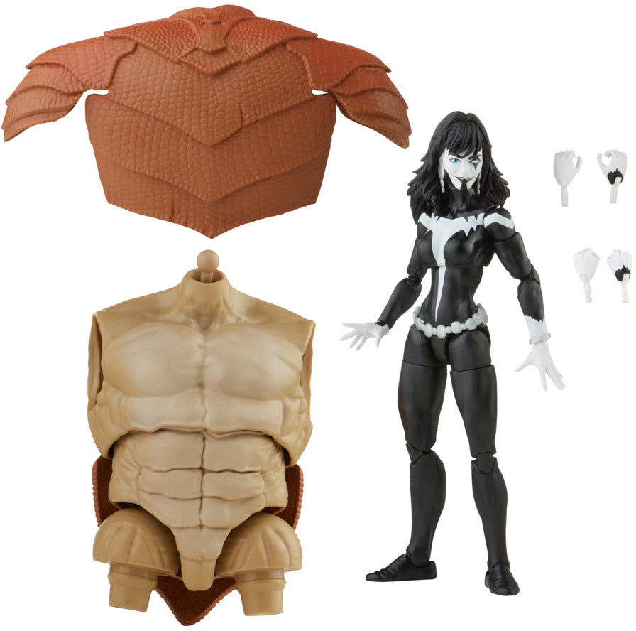 Marvel Legends Spider-Man 6 Inch Action Figure BAF Armadillo - Shriek (Sub-Standard Packaging)