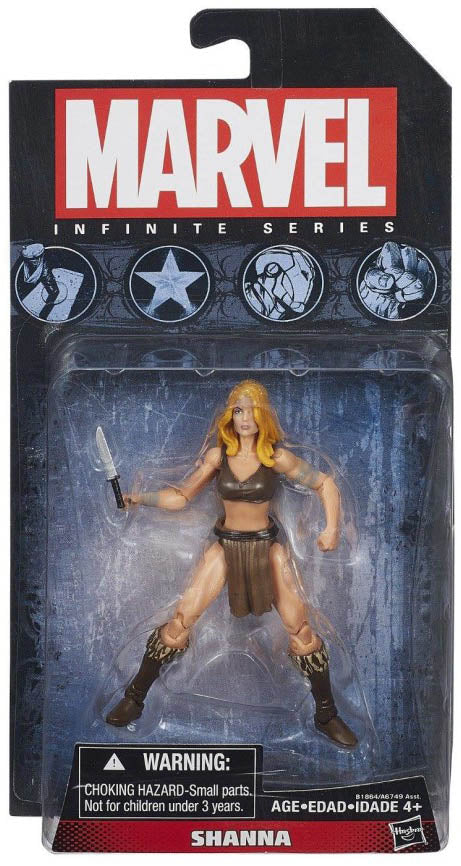 Marvel Universe infinite 3.75 Inch Action Figure Series 6 - Shanna (Sub-Standard Packaging)