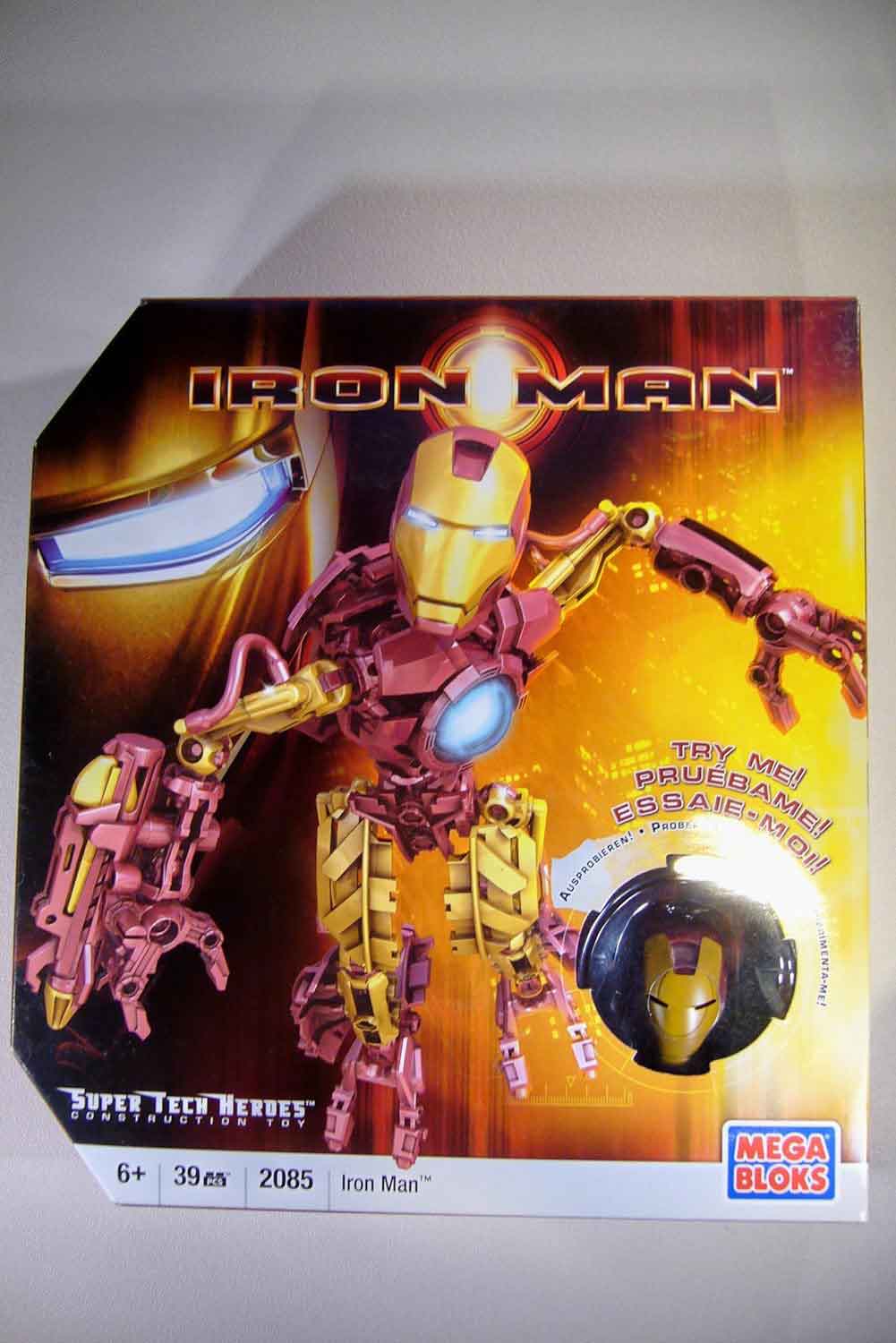 Mega Bloks Super Tech Heroes 5 Inch Action Figure - Iron Man (Sub-Standard Packaging)