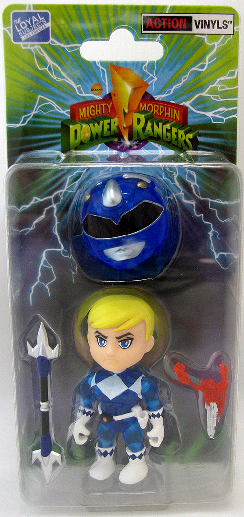 Mighty Morpin Power Rangers 3 Inch Action Figure Crystal Edition Exclusive - Blue Ranger SDCC 2015 (Shelf Wear Packaging)