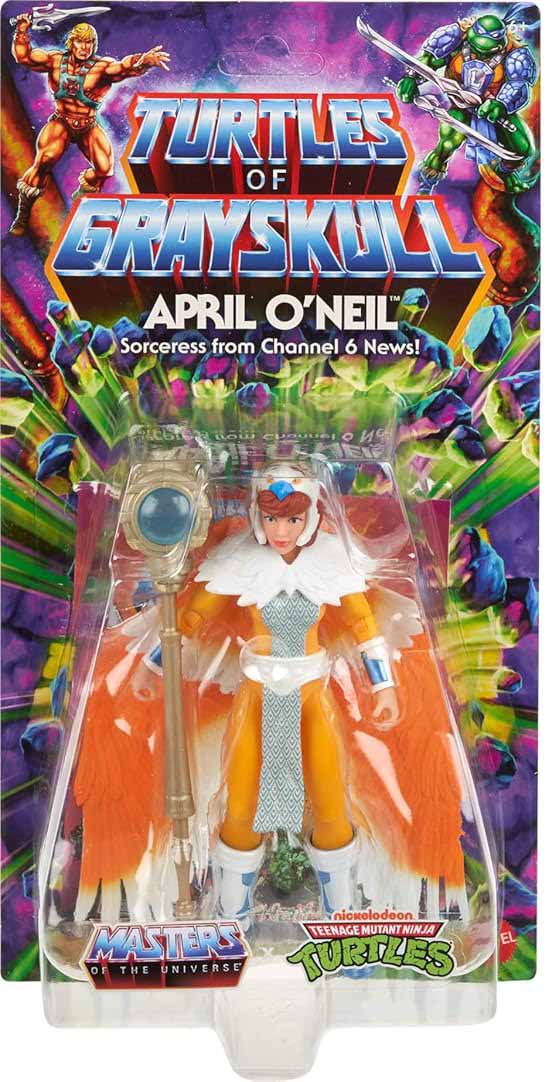 Masters Of The Universe Teenage Mutant Ninja Turtles 6 Inch Action Figure Turtles Of Grayskull Wave 4 - Sorceress April O’Neil