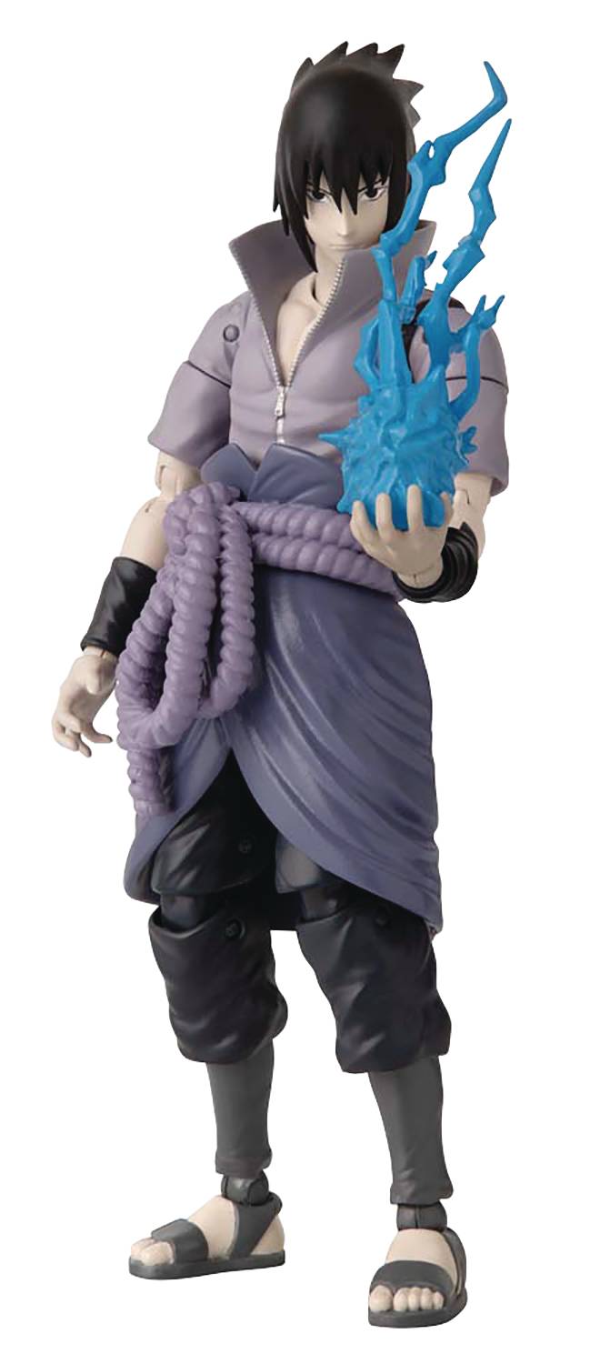 Naruto Shippuden 6 Inch Action Figure Anime Heroes - Sasuke
