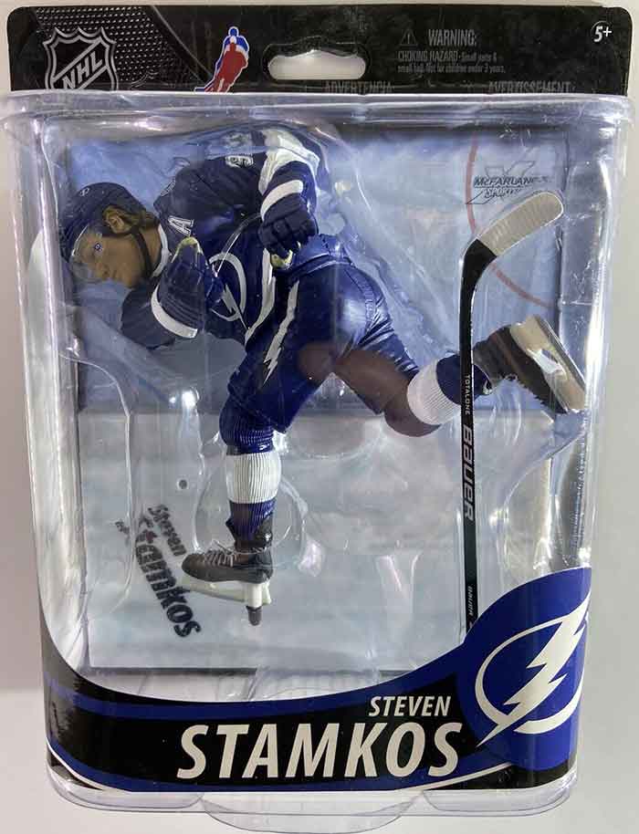 NHL Hockey Lightning 6 Inch Static Figure Sportspicks Series 33 - Steven Stamkos Lightning Blue Jersey (Sub-Standard Packaging)