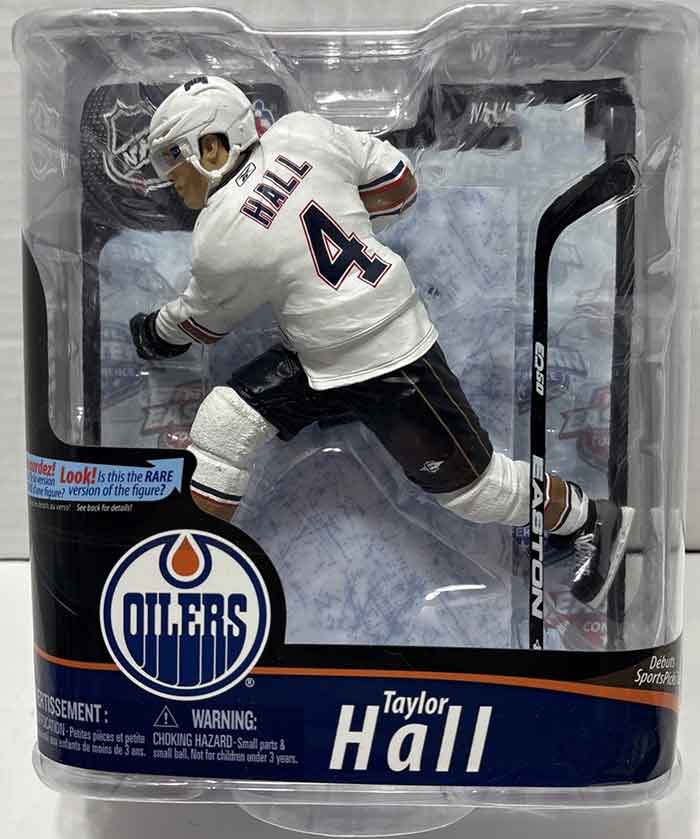 NHL Hockey SportsPicks 6 Inch Static Figure Series 28 - Taylor Hall White Jersey Silver Level Variant