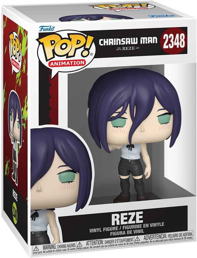Pop Animation Chainsaw Man Reze 3.75 Inch Action Figure - Reze #2348