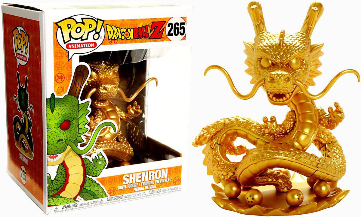 Pop Animation 6 Inch Action Figure Dragonball Z - Gold Shenron #265 Exclusive