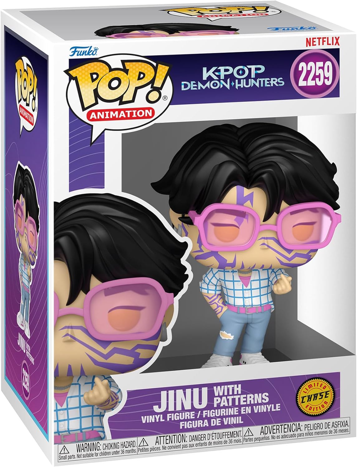 Pop Animation Kpop Demon Hunters 3.75 Inch Action Figure Exclusive - Jinu #2259 Chase