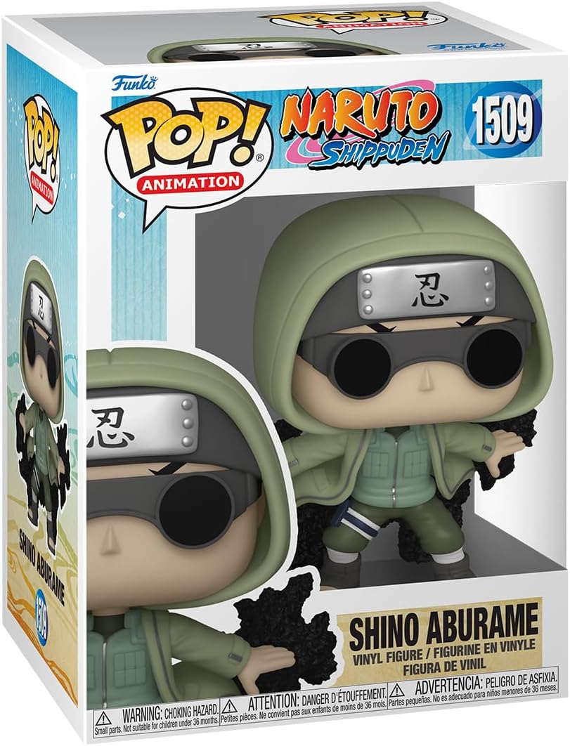 Pop Animation Naruto Shippuden 3.75 Inch Action Figure - Shino Aburame #1509 (Sub-Standard Packaging)