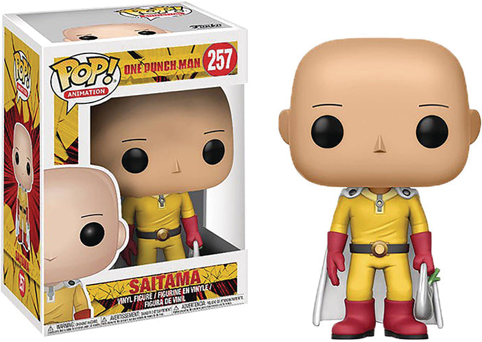 Pop Animation 3.75 Inch Action Figure One Punch Man - Saitama #257 (Sub-Standard Packaging)