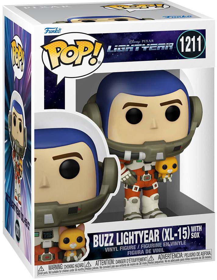 Pop Disney Lightyear 3.75 Inch Action Figure - Buzz Lightyear XL-15 with Sox #1211