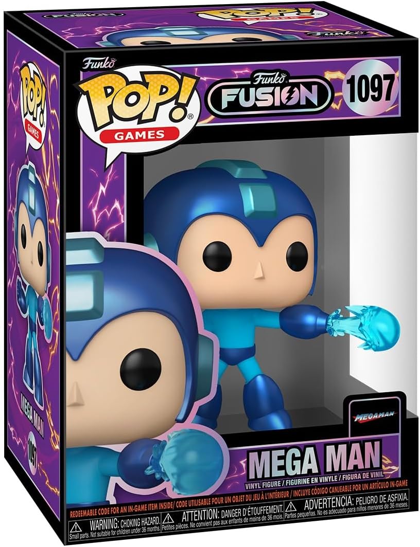 Pop Games Megaman 3.75 Inch Action Figure Fusion - Mega Man #1097