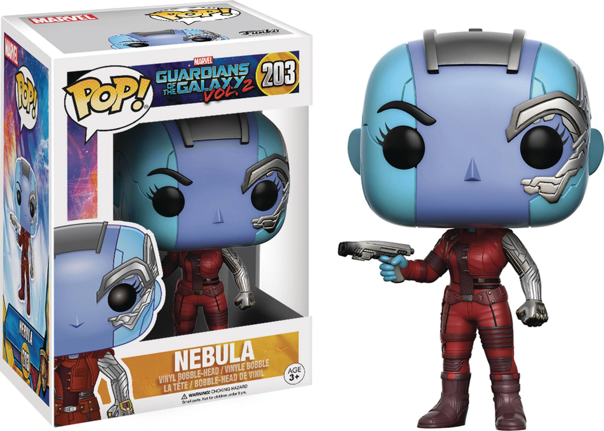 Pop Marvel 3.75 Inch Action Figure Guardians Of The Galaxy Vol 2 - Nebula #203