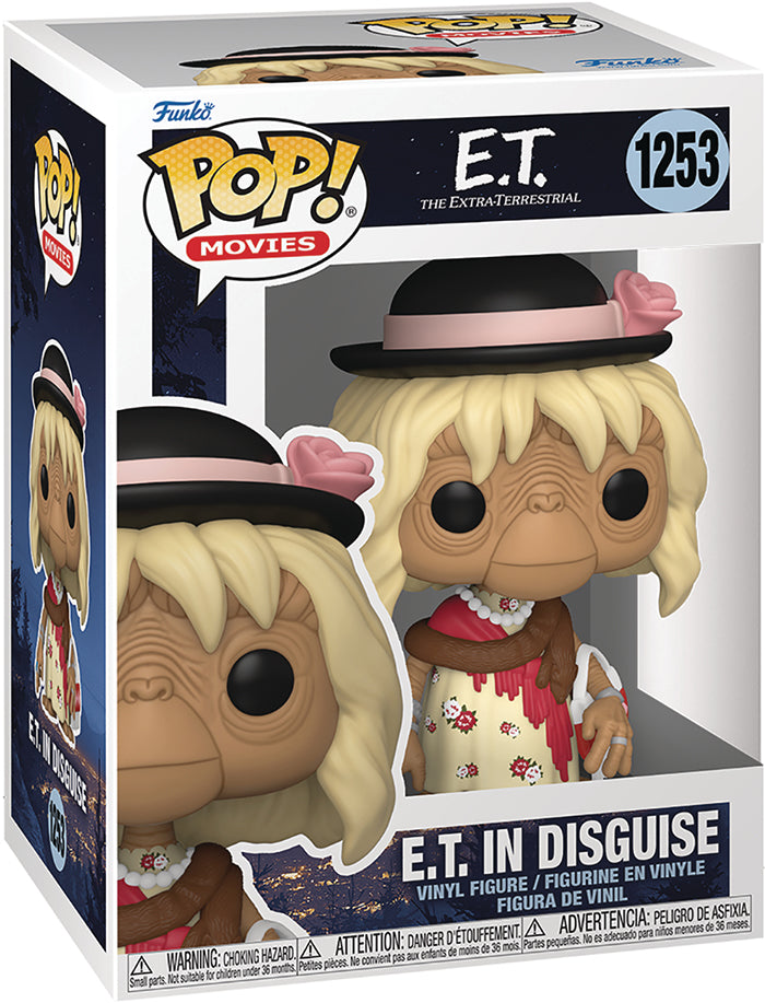 Pop Movies E.T. 3.75 Inch Action Figure - E.T. In Disguise #1253 (Sub-Standard Packaging)