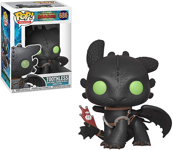 Pop Movies 3.75 Inch Action Figure How To Train Your Dragon - Toothless #686 (Sub-Standard Packaging)