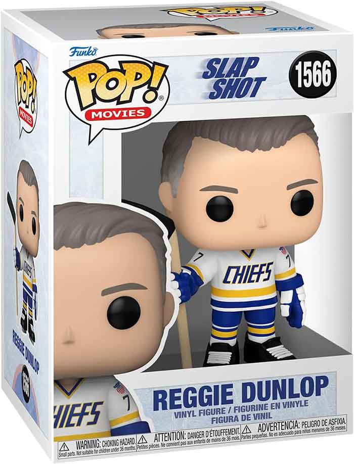 Pop Movies Slap Shot 3.75 Inch Action Figure - Reggie Dunlop #1566