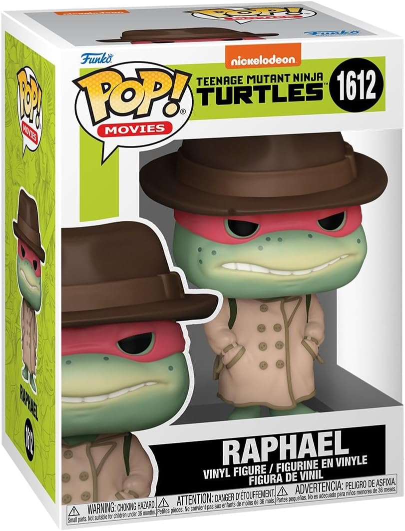 Pop Movies Teenage Mutant Ninja Turtles 3.75 Inch Action Figure - Raphael #1612 (Sub-Standard Packaging)