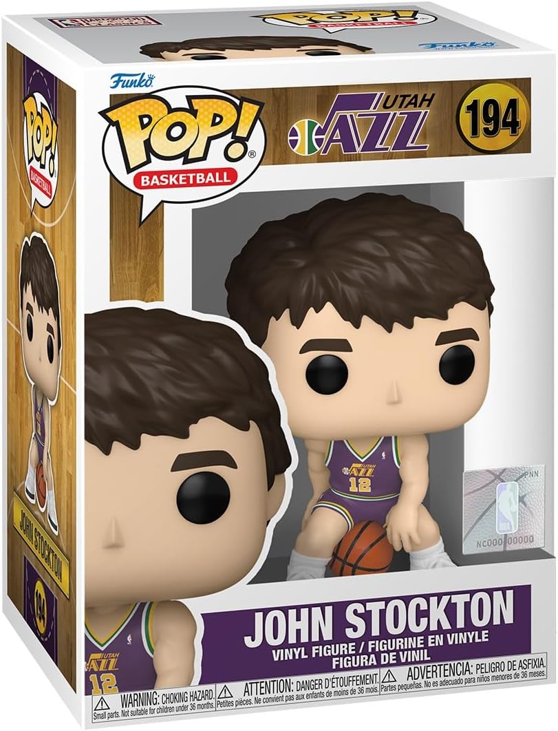 Pop Sports NBA Basketball 3.75 Inch Action Figure - John Stockton #194