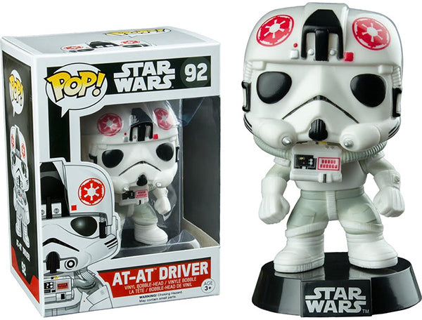 Pop Star Wars 3.75 Inch Action Figure - At-At Driver #92