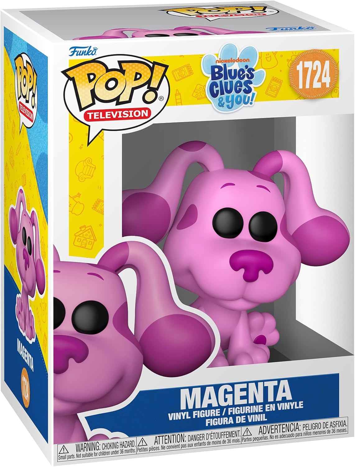 Pop Television Blues Clues 3.75 Inch Action Figure - Magenta #1724