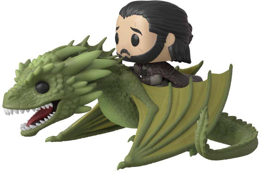 Pop Television 3.75 Inch Action Figure Game Of Thrones - Jon Snow with Rhaegal (Sub-Standard Packaging)