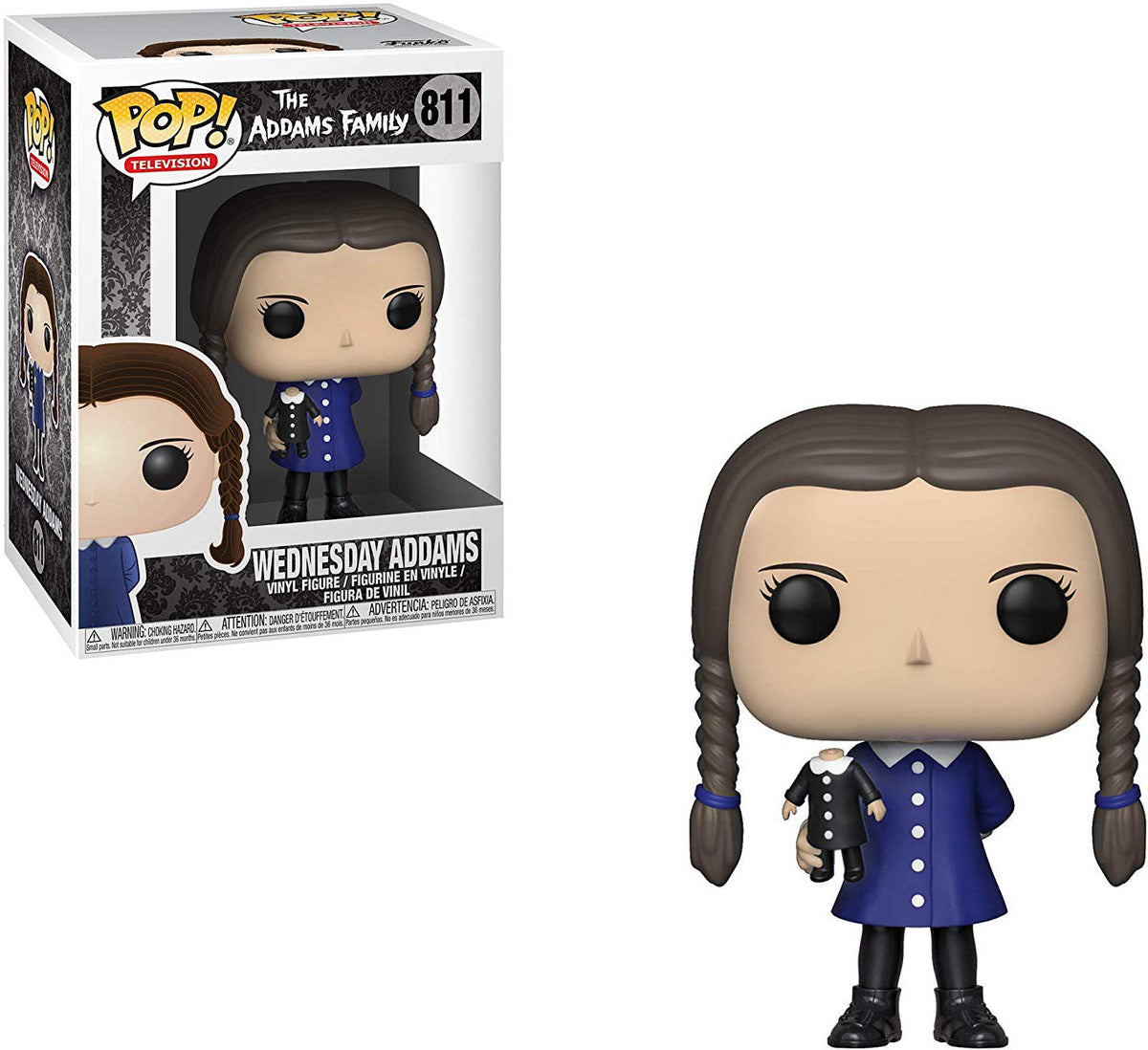 Pop Television 3.75 Inch Action Figure The Addams Family - Wednesday Addams #811