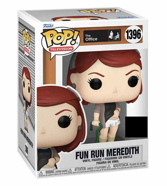 Pop Television The Office 3.75 Inch Action Figure Exclusive - Fun Run Meredith #1396 (Sub-Standard Packaging)