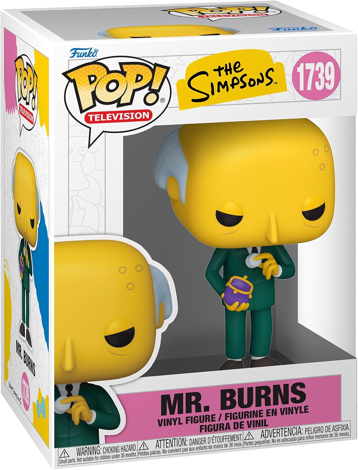 Pop Television The Simpsons 3.75 Inch Action Figure - Mr. Burns #1739