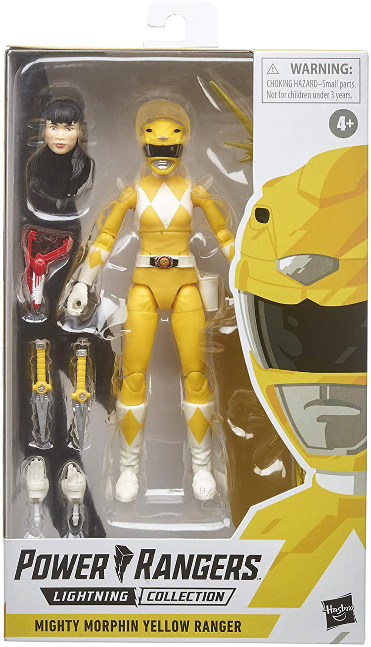 Power Rangers 6 Inch Action Figure Lightning Collection - Yellow Ranger Classic (Non Mint Packaging)