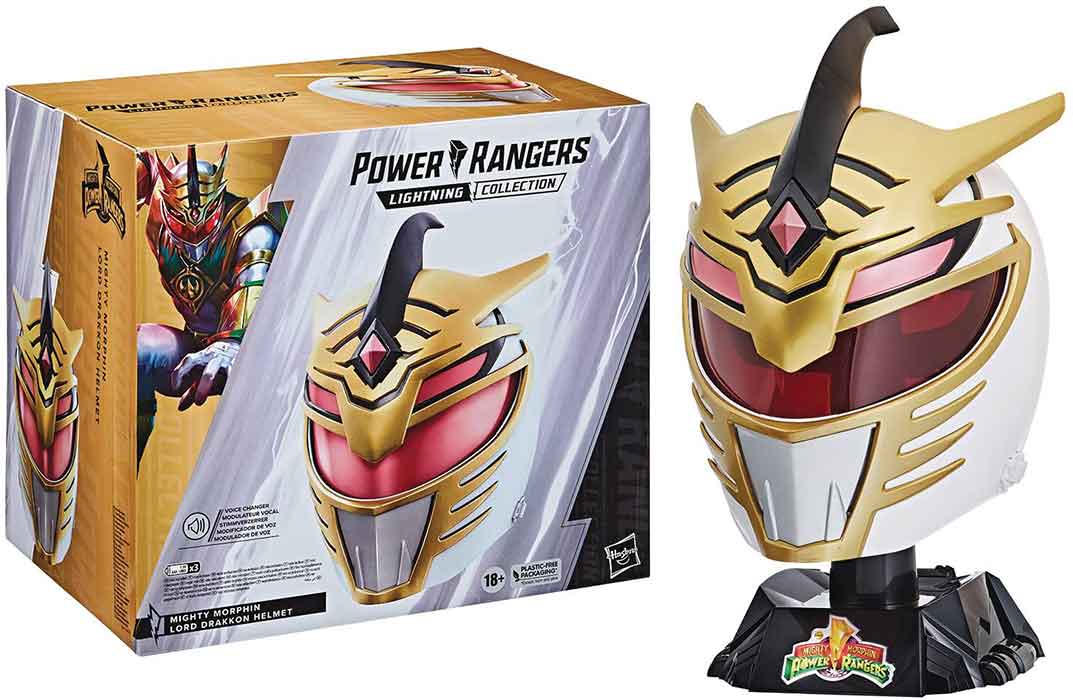 Power Rangers Lightning Collection Life Size Prop Replica - Lord Drakkon Helmet (Sub-Standard Packaging)