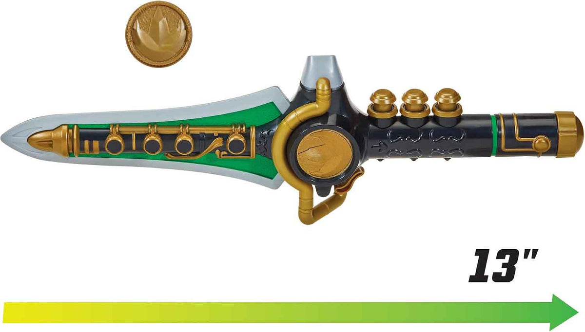 Power Rangers Mighty Morphin 13 Inch Prop Replica Re-Ignition - Dragon Dagger with Dragonzord Power Coin