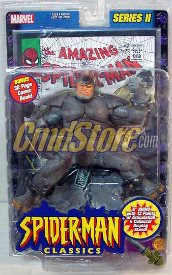 RHINO Spider-Man Classic Marvel Legends Figure (Shelf Wear Packaging)