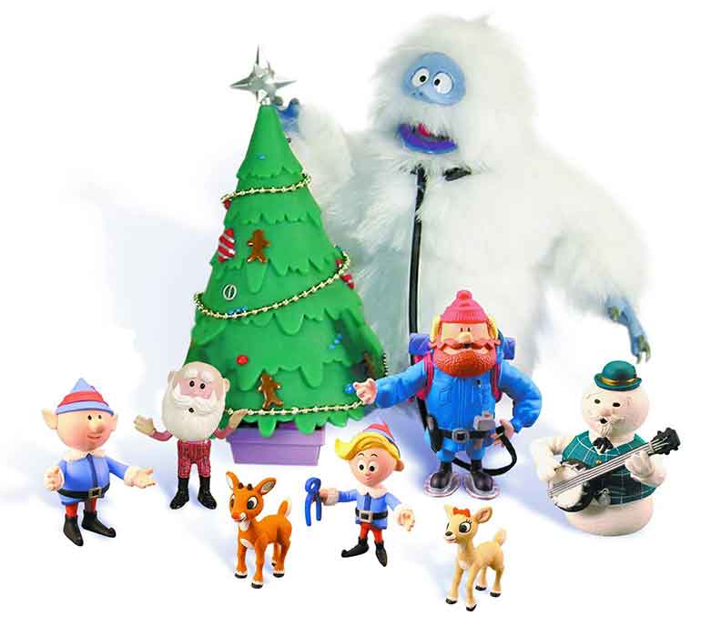 Rudolph The Red Nosed Reindeer 5 Inch Action Figure Box Set - Humble Bumble & Friends (Shelf Wear Packaging)
