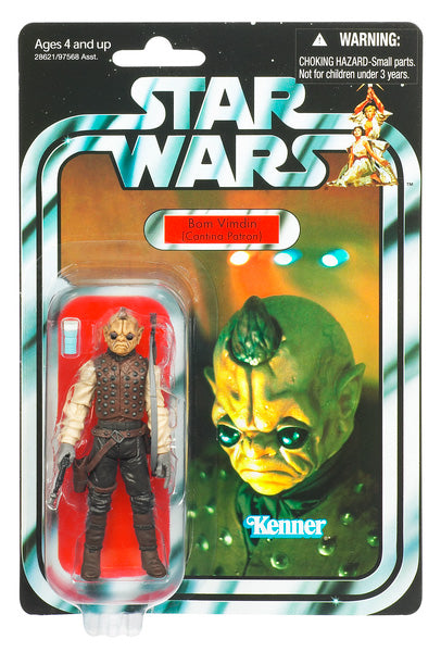 Star Wars Black & Silver Vintage 3.75 Inch Action Figure (2011 Wave 3) - Bom Vindin (Ep IV) VC53