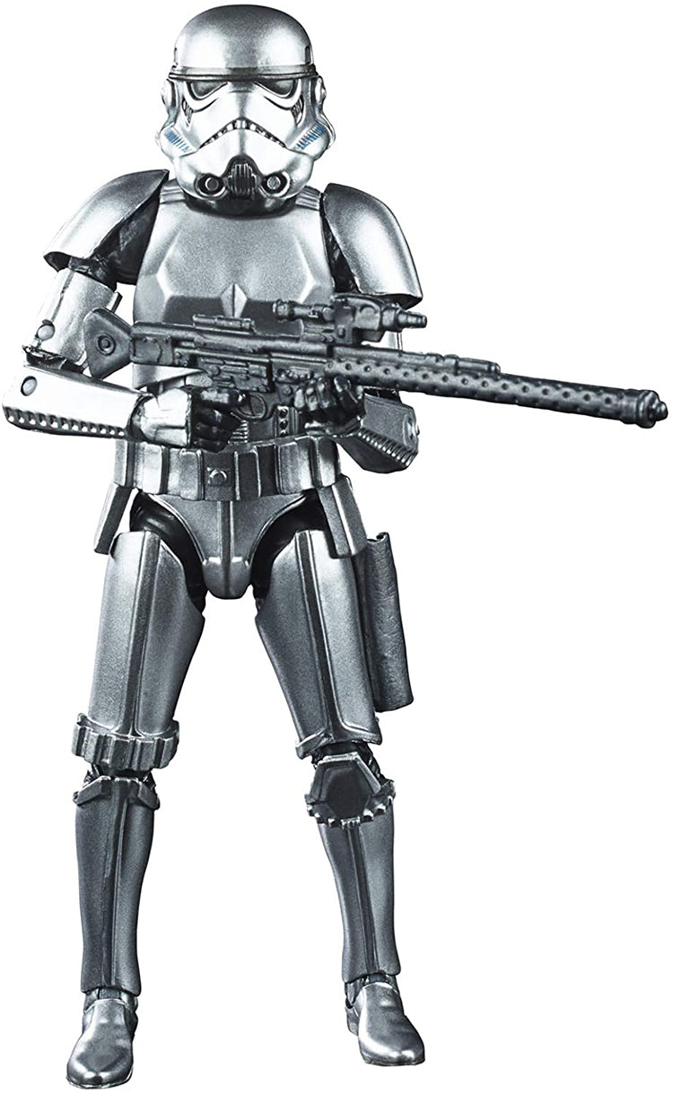 Star Wars The Black Series 6 Inch Action Figure Exclusive - Carbonized Stormtrooper (Shelf Wear Packaging)